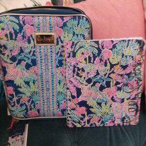 NWT Lilly Pulitzer Agenda Folio w/ Notebook - Seen and Herd Pattern